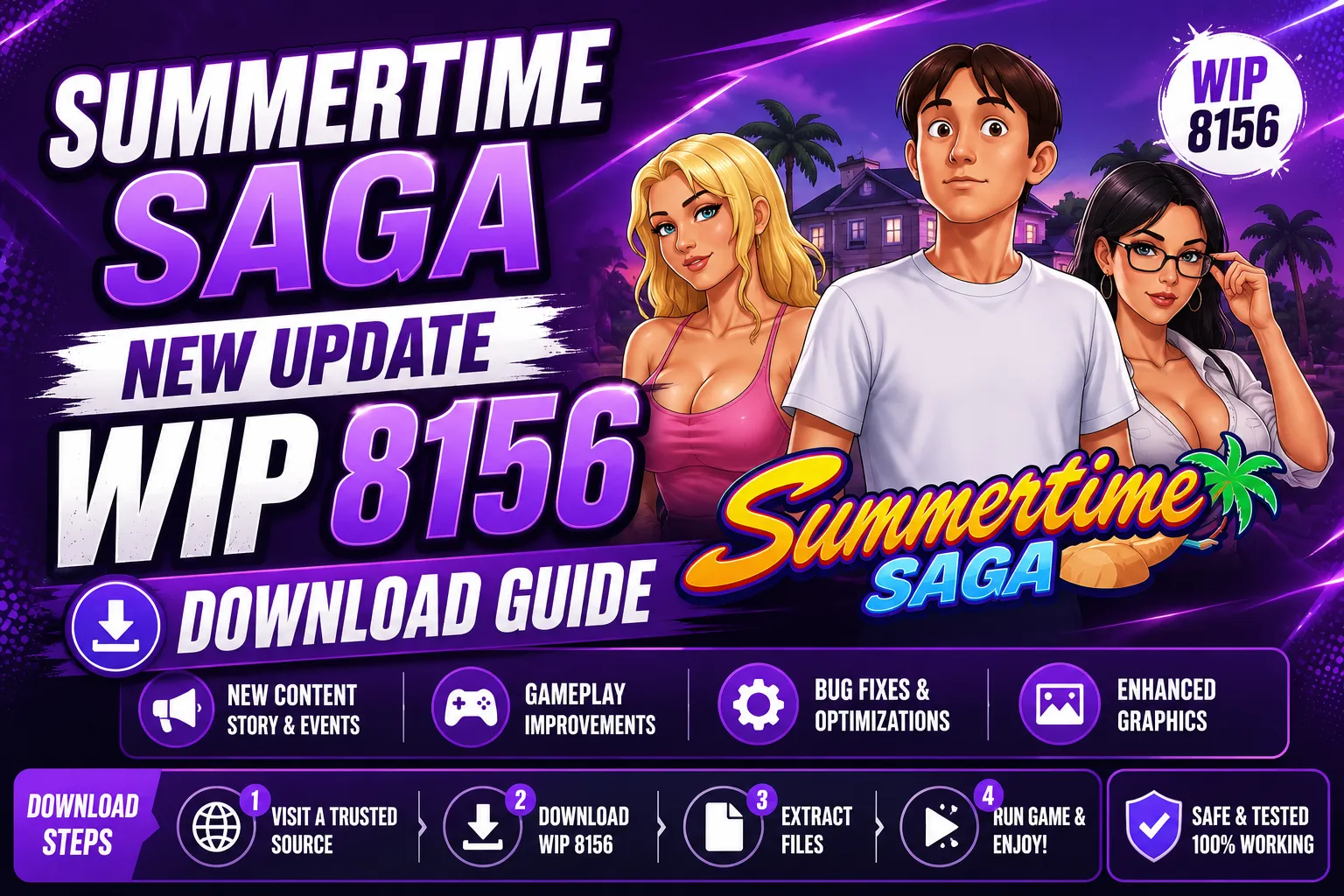Summertime Saga WIP 8156 Download Guide